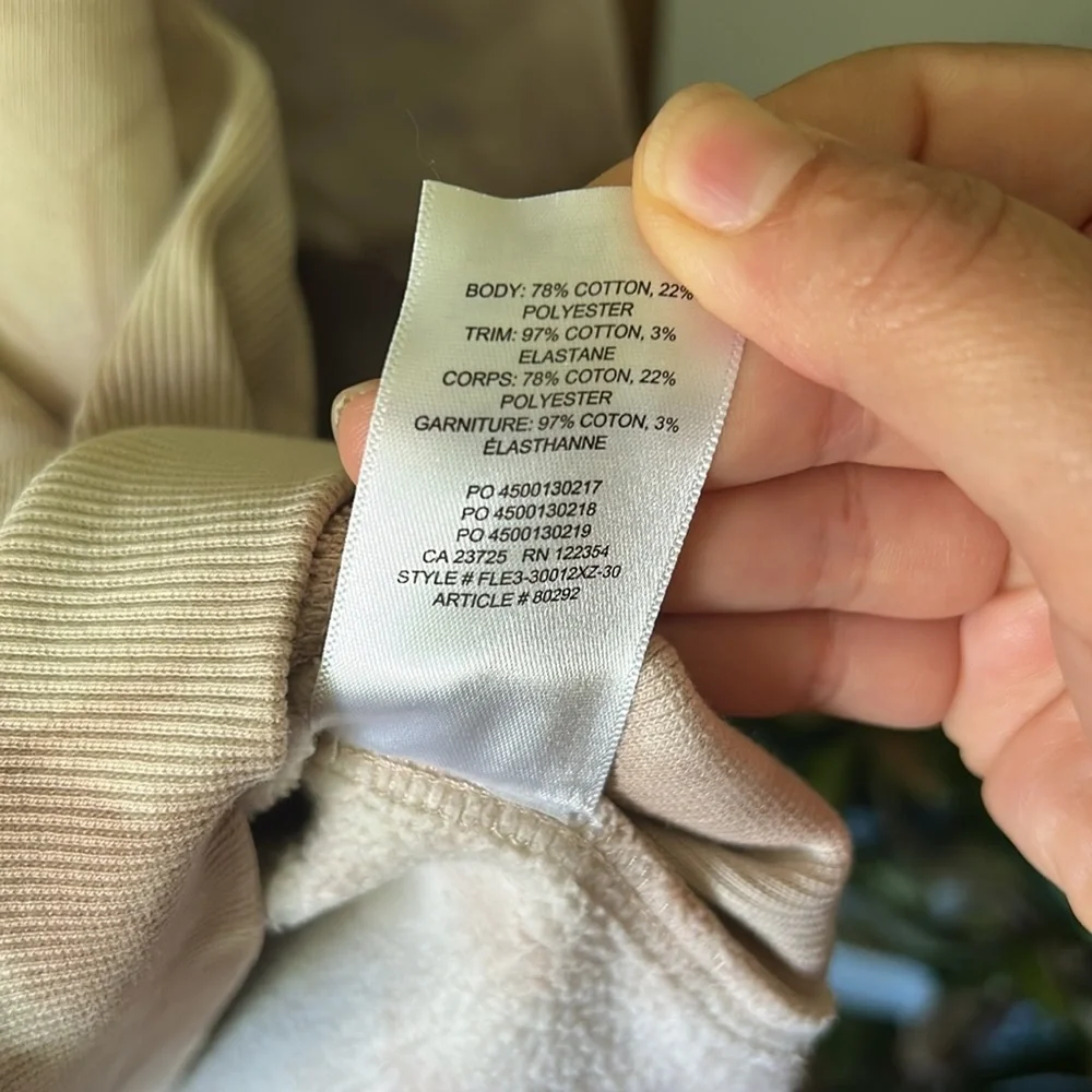 TnA tie Dyed Hoodie. Size 2 Oversized Tan - Picture 10 of 14